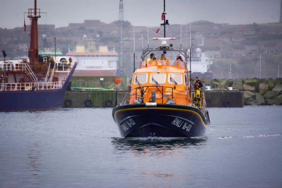 Peterhead lifeboat. Image: Craig Meheut/RNLI