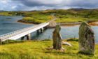 Bernera Bridge in the Outer Hebrides.