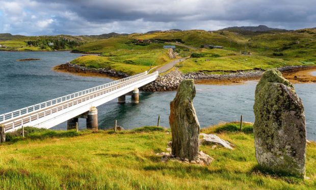 Bernera Bridge in the Outer Hebrides.