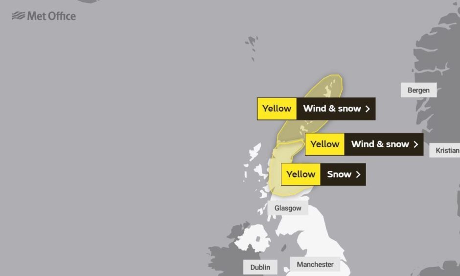Weather warnings remain in place on Monday and Tuesday