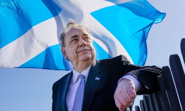 Former first minister Alex Salmond, leader of the Alba Party