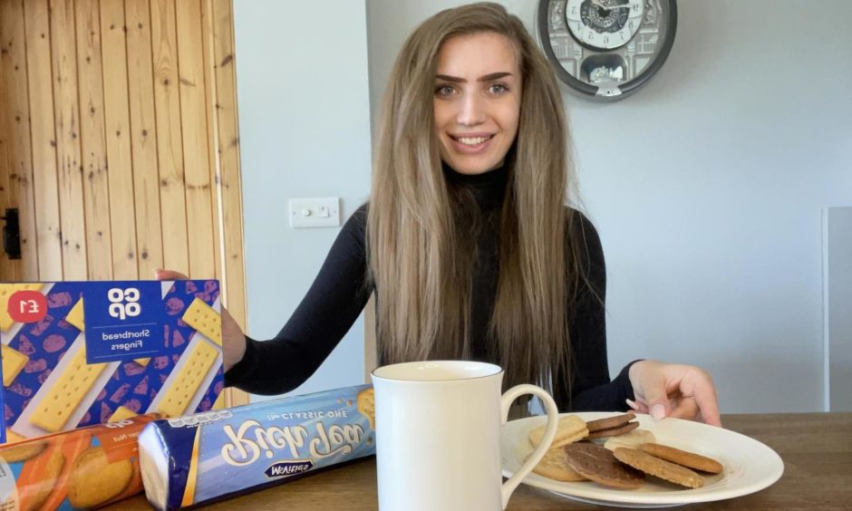 Crunch time: Seven biscuits were put to the test.