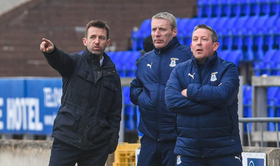 Neil McCann, Barry Wilson and Billy Dodds at Caley Thistle.