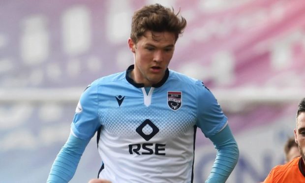 Blair Spittal in action for Ross County.