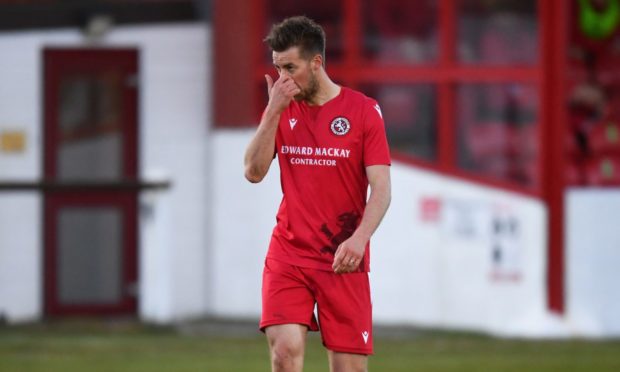 Brora Rangers midfielder Martin Maclean.