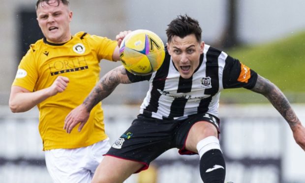 Archie Macphee in action for Elgin City