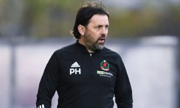 Cove Rangers manager Paul Hartley.