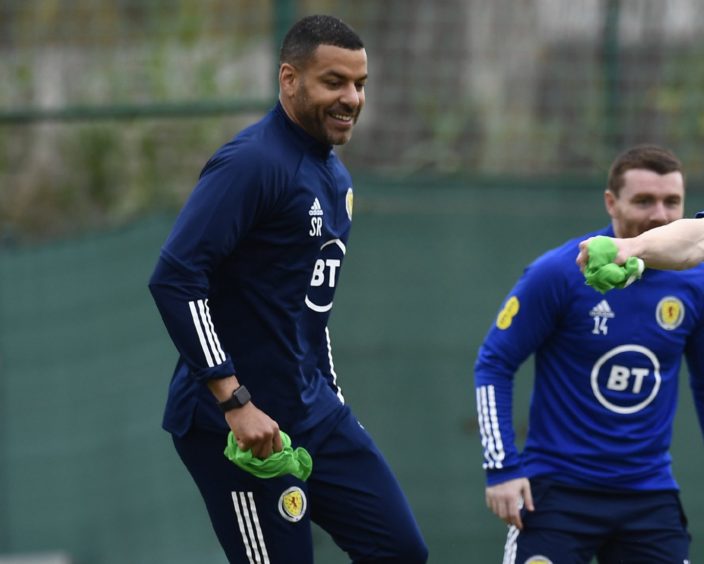 Scotland coach Steven Reid.