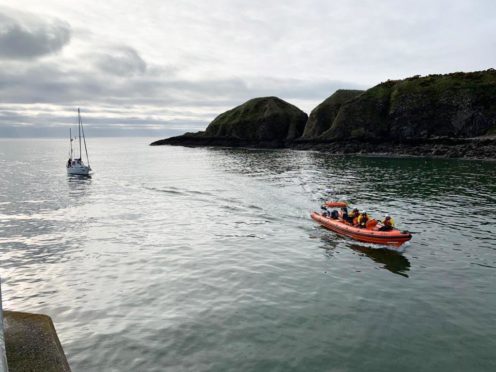 Early morning rescue in Stonehaven Supplied by Stonehaven RNLI