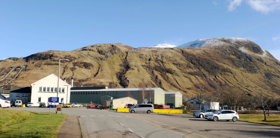 The aluminium smelter in Fort William.