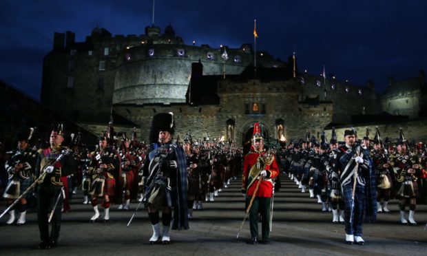 Performers at a previous Royal Edinburgh Military Tattoo.