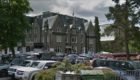 The incident took place in the car park of a hotel on Parade Square in Inverness.