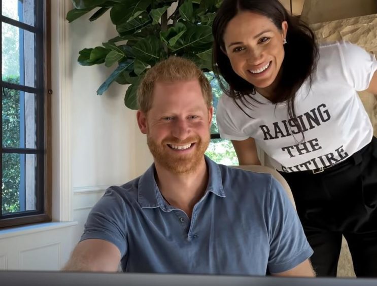A still from upcoming documentary The Me You Can't See, featuring Prince Harry and Meghan Markle