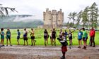 Runners taking part in Creag Choinnich Race. Supplied by Braemar Castle Date; Unknown