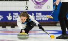 Jen Dodds and Bruce Mouat in action for Scotland on the first day of the 2021 World Mixed Doubles Curling Championship being held at Curl Aberdeen
World Mixed Doubles Curling Championships 2021, Aberdeen Scotland