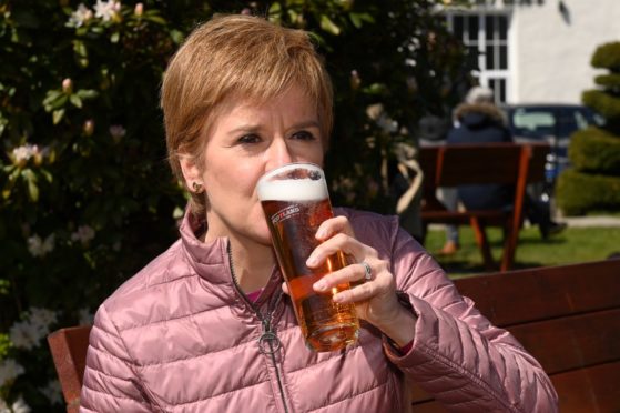 Nicola Sturgeon visited Alford to campaign for Fergus Mutch in Aberdeenshire West.