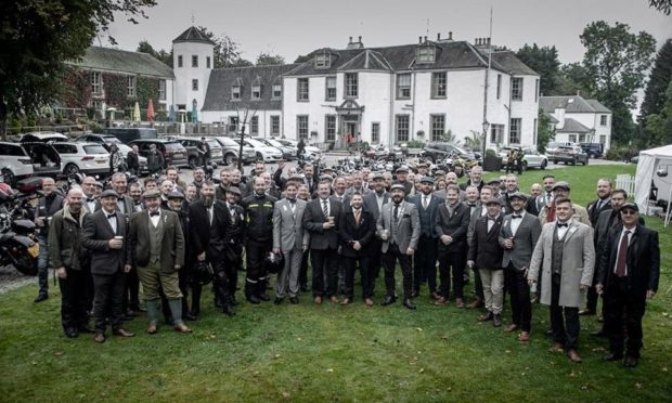 To go with story by Lauren Taylor. DGR raising money Picture shows; Distinguished Gentleman's Ride. unknown. Supplied by Lenny Webster Date; Unknown