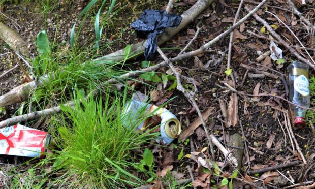 George Mitchell has been astounded by the amount of litter being dumped across Scotland.