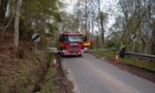 A fire appliance left the scene shortly after 7.30pm on Tuesday evening