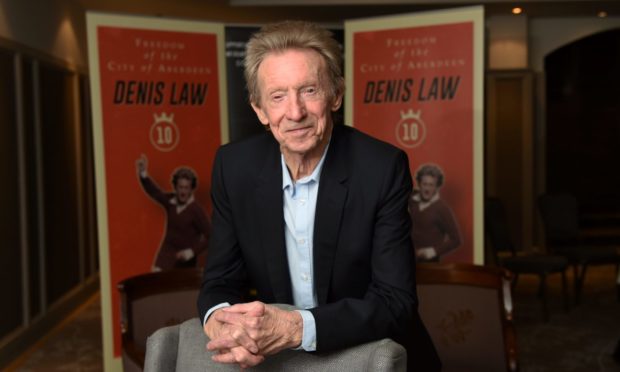 Denis Law in 2017, ahead of being awarded the Freedom Of Aberdeen.