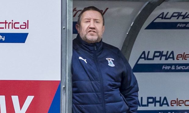 John Robertson, during his period in charge of Caley Thistle earlier this year.