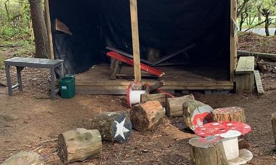 Vandals have trashed a fairy-tale wood in Aberdeenshire
