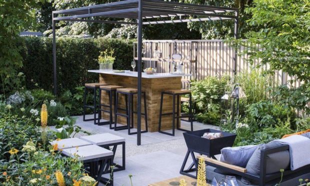 Outdoor space is popular with house buyers.