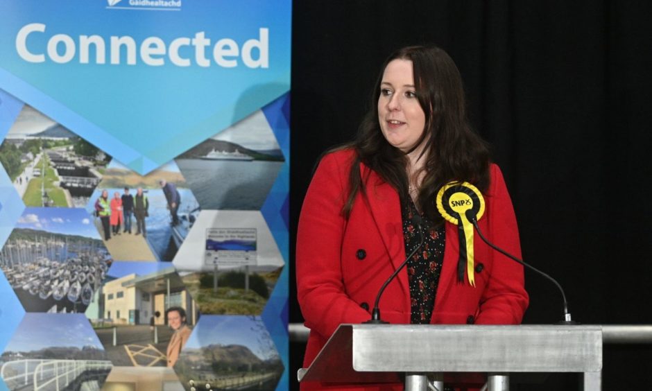 Newly elected MSP Emma Roddick