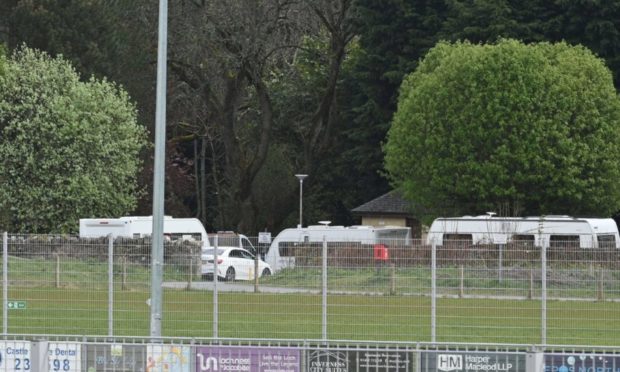 The travellers at Whin Park have left the area.