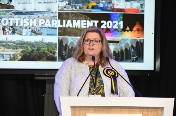 Jackie Dunbar was elected to represent Aberdeen Donside last week.