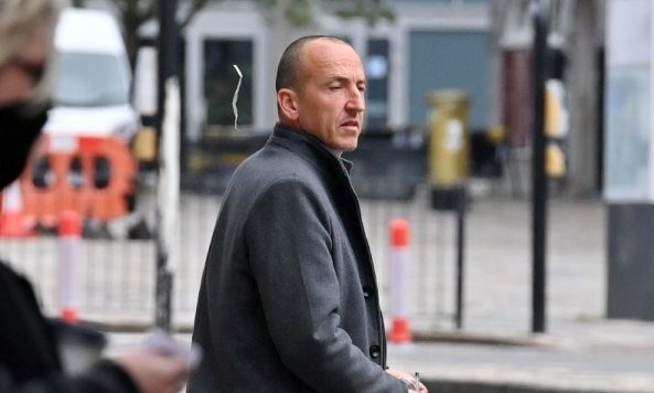 Stuart McIvor outside Aberdeen Sheriff Court.