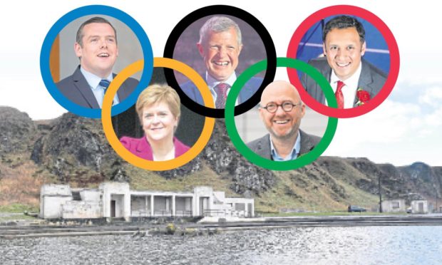 Inspired by all parties being 'winners', Ken thinks Scotland should host its own version of the Olympics, with swimming events taking place at Tarlair Pool, pictured.