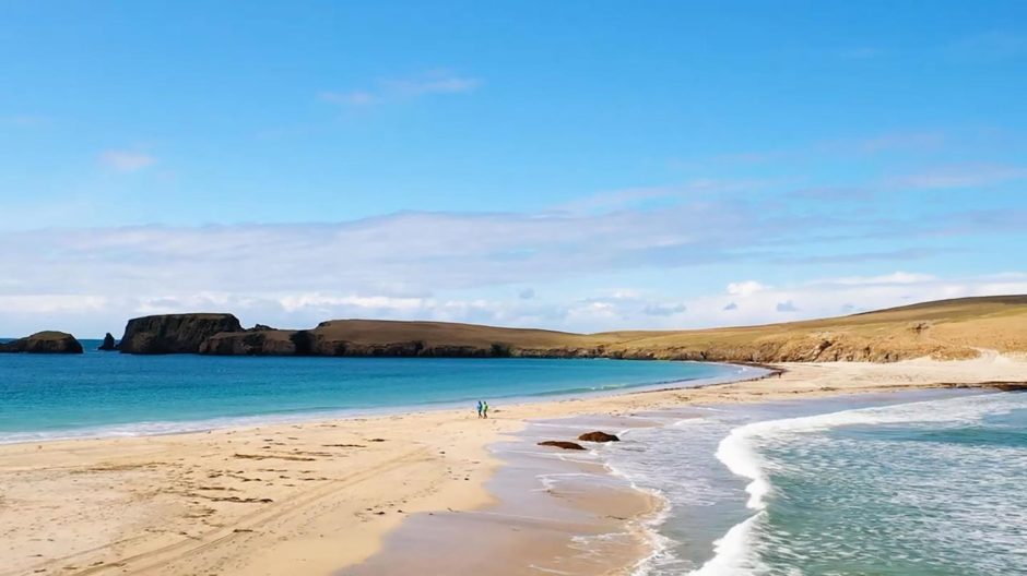 Beach in Shetland