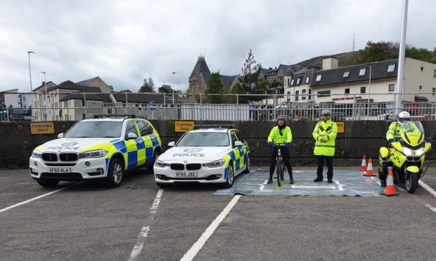 Operation close pass in action in Fort William today
