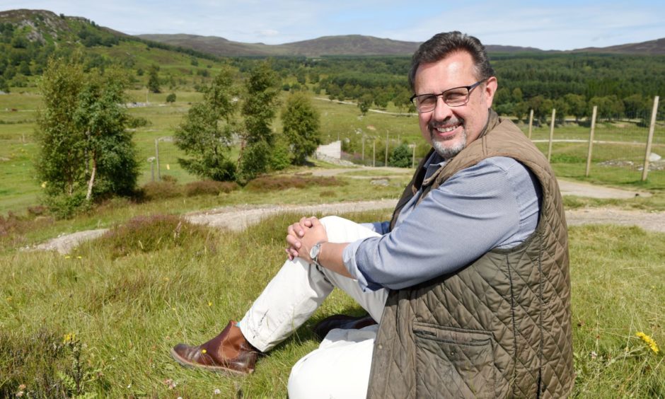David Field, CEO of Royal Zoological Society of Scotland, at Highland Wildlife Park.