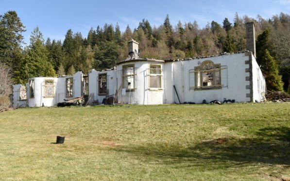 Boleskine House on the shores of Loch Ness.