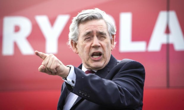 Former Prime Minister Gordon Brown called on the SNP to "make way for Labour".