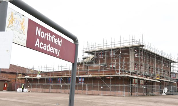 Northfield Academy, Aberdeen. Image: Paul Glendell / DC Thomson.