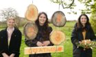 Art exhibit in the grounds of Delgatie Castle in Turriff celebrating the work of rural creatives from around Aberdeenshire

Pictured are artists: Alanah Purves,  Organiser Megan Thores and Ellie Patterson  


Picture by Paul Glendell     15/05/2021