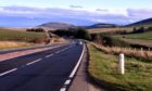 To go with story by Ellie Milne. Overnight surfacing improvements planned for section of A96 at Hill of Skares. Picture shows; A96 between Inverurie and Huntly.. Aberdeenshire. Supplied by DCT Media Date; 12/11/2020