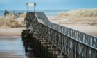 The East Beach bridge in Lossiemouth has stood for more than 100 years.