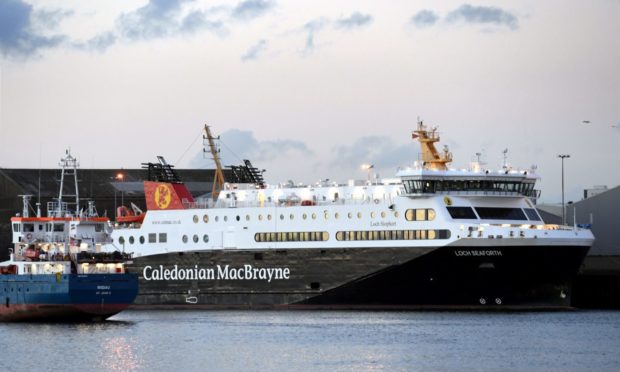 Loch Seaforth berthed at Clipper Quay, York Street, Aberdeen Harbour. The vessel was in Aberdeen for repairs in 2018.