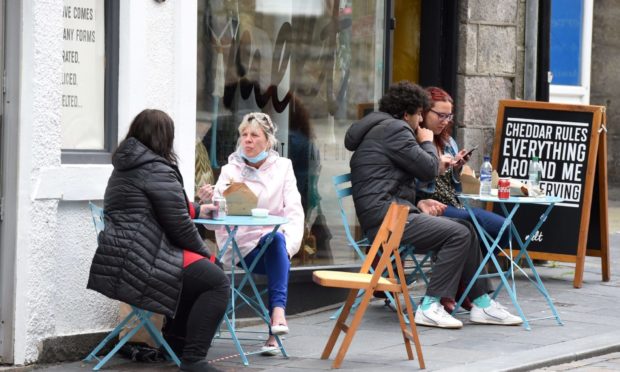 A cafe in Belmont Street.