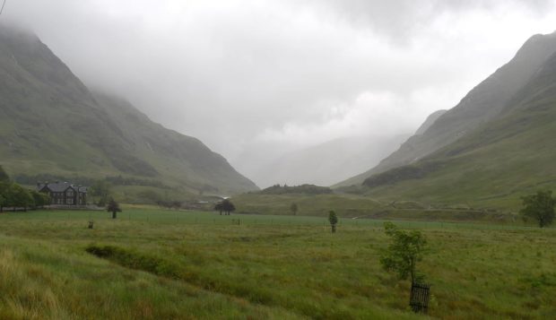 To go with story by Annie Butterworth. 
Picture by SANDY McCOOK 3rd June '19
Glen Etive, Lochaber where some wild campers have been causing problems with litter and debris. Picture shows; Glen Etive. Glen Etive. Supplied by Sandy McCook/DCT Media Date; Unknown