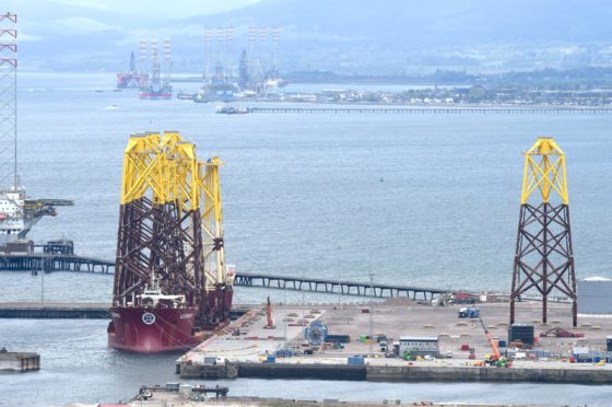 The incident happened at the Global Energy facility at Nigg.