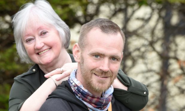 Neil McLeod with his mother, Alda.