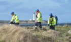 Coastguard search for missing man Clive Hewes in Lossiemouth.

Picture by Jason Hedges 10/03/2020
