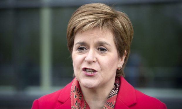 First Minister Nicola Sturgeon.