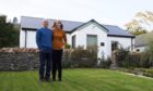 Julie Talbot and her partner Gary of Evrabister in Shetland.