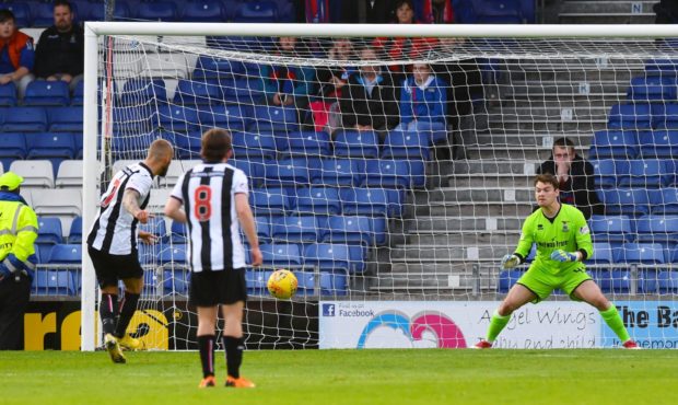 Daniel Hoban in action for Inverness.